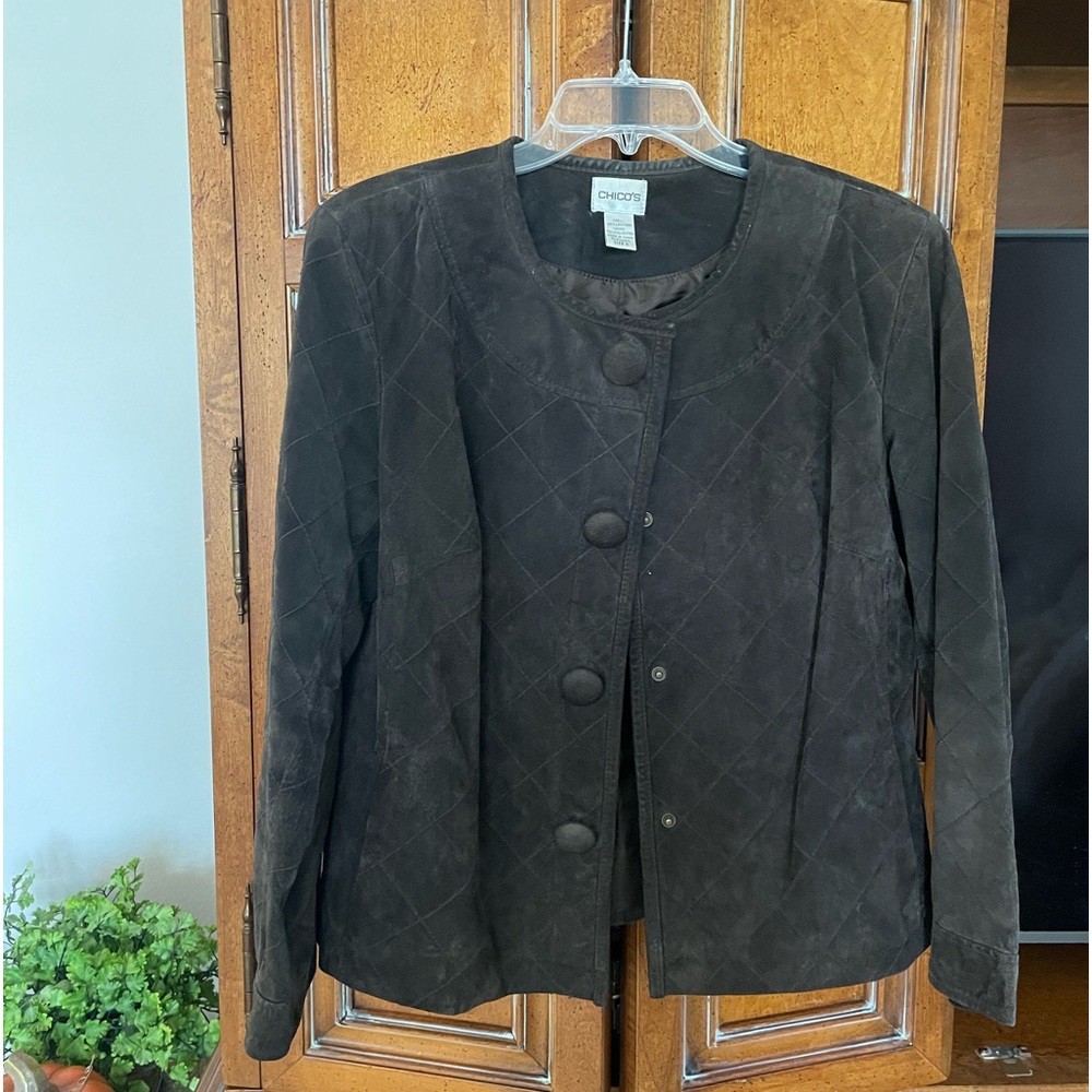 CHICO'S Genuine Suede Jacket